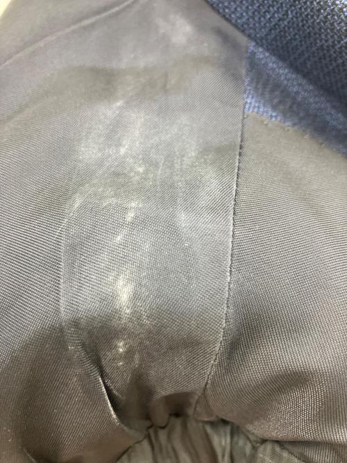 TOGA VIRILIS（トーガ ビリリース）TOGA VIRILIS (トーガ ビリリース) ノーカラージャケット ネイビー サイズ:46の古着・服飾アイテム