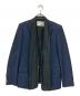 TOGA VIRILIS（トーガ ビリリース）の古着「ノーカラージャケット」｜ネイビー