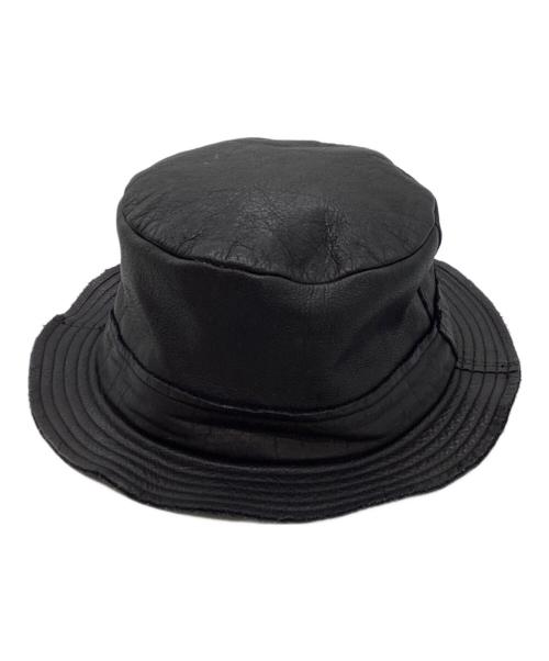 SUNSEA（サンシー）SUNSEA (サンシー) レザーバケットハットの古着・服飾アイテム