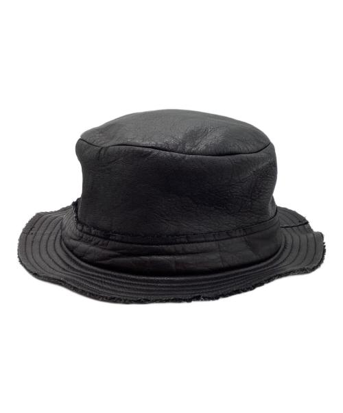 SUNSEA（サンシー）SUNSEA (サンシー) レザーバケットハットの古着・服飾アイテム