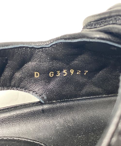 CHANEL（シャネル）CHANEL (シャネル) マトラッセ レザー サンダル ブラック サイズ:37の古着・服飾アイテム