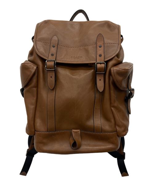 COACH（コーチ）COACH (コーチ) レザーバックパック ブラウンの古着・服飾アイテム