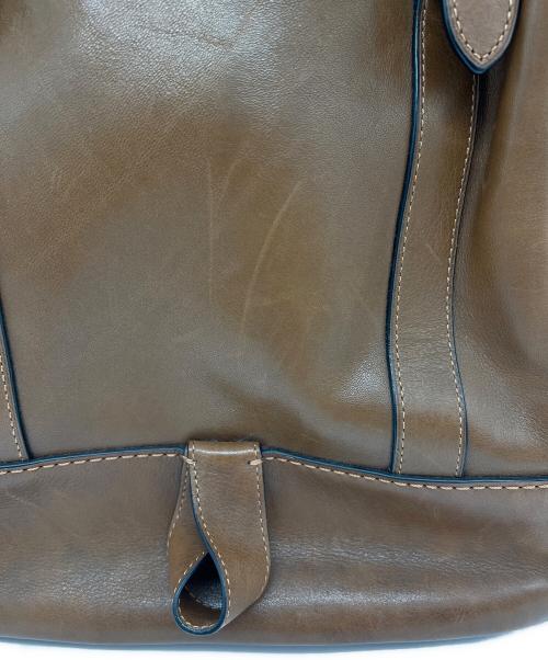 COACH（コーチ）COACH (コーチ) レザーバックパック ブラウンの古着・服飾アイテム