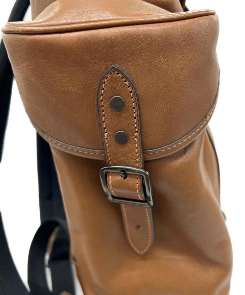 COACH（コーチ）COACH (コーチ) レザーバックパック ブラウンの古着・服飾アイテム