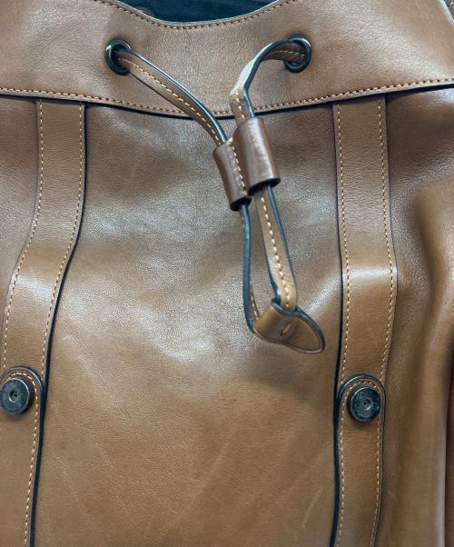 COACH（コーチ）COACH (コーチ) レザーバックパック ブラウンの古着・服飾アイテム