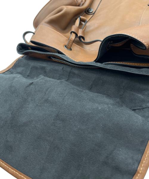 COACH（コーチ）COACH (コーチ) レザーバックパック ブラウンの古着・服飾アイテム