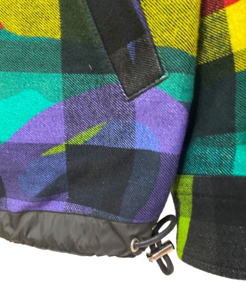 sacai（サカイ）sacai (サカイ) KAWS (カウズ) Plaid Shirt CAMOUFLAGE マルチカラー サイズ:2の古着・服飾アイテム