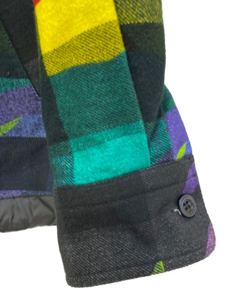 sacai（サカイ）sacai (サカイ) KAWS (カウズ) Plaid Shirt CAMOUFLAGE マルチカラー サイズ:2の古着・服飾アイテム