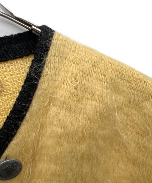 MAURICE L ROTHSCHILD（モーリス エル ロスチャイルド）MAURICE L ROTHSCHILD (モーリス エル ロスチャイルド) モヘアカーディガン オレンジ サイズ:Lの古着・服飾アイテム