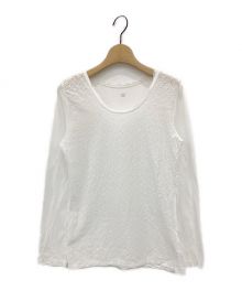 45R（フォーティファイブ・アール）の古着「コットンレースカットソー」｜ホワイト