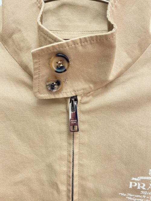 PRADA（プラダ）PRADA (プラダ) Cotton blend jacket(コットンブレンドジャケット) ベージュ サイズ:50の古着・服飾アイテム
