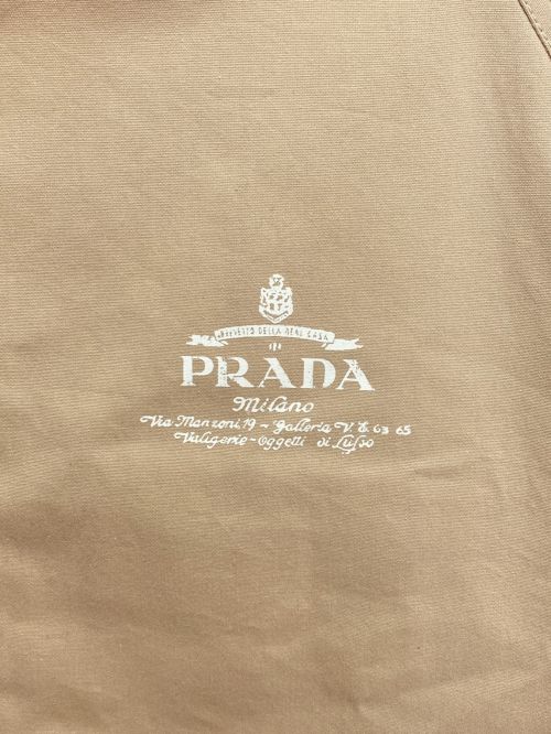 PRADA（プラダ）PRADA (プラダ) Cotton blend jacket(コットンブレンドジャケット) ベージュ サイズ:50の古着・服飾アイテム
