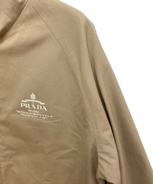 PRADA（プラダ）PRADA (プラダ) Cotton blend jacket(コットンブレンドジャケット) ベージュ サイズ:50の古着・服飾アイテム