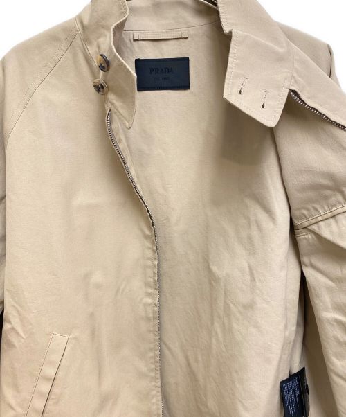 PRADA（プラダ）PRADA (プラダ) Cotton blend jacket(コットンブレンドジャケット) ベージュ サイズ:50の古着・服飾アイテム