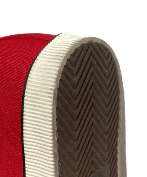CELINE（セリーヌ）CELINE (セリーヌ) Triomphe High Cut Sneakers（トリオンフハイカットスニーカー） レッド サイズ:38の古着・服飾アイテム