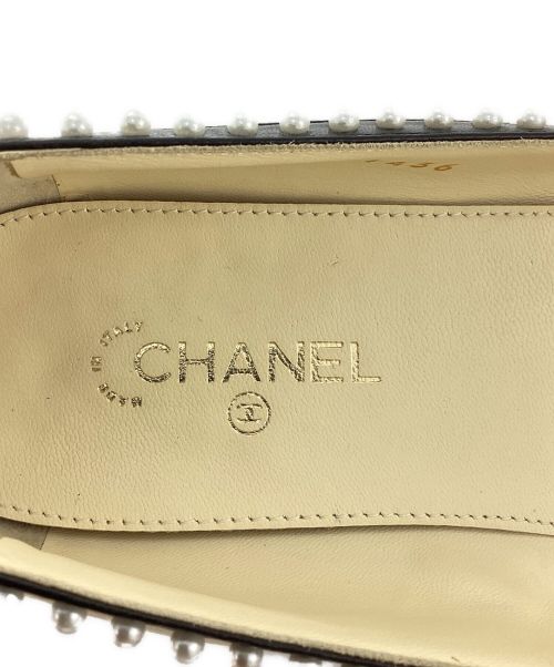 CHANEL（シャネル）CHANEL (シャネル) Flat Pumps（フラットパンプス） ベージュ サイズ:34の古着・服飾アイテム