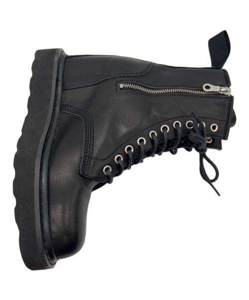 LIMI feu（リミフゥ）LIMI feu (リミフゥ) レースアップインヒールブーツ ブラック サイズ:Mの古着・服飾アイテム