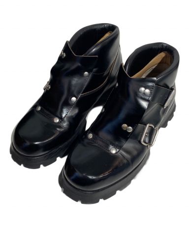 jil sander シングルモンクストラップシューズ 中古・古着通販】JIL SANDER (ジルサンダー) MONK STRAP DERBY SHOES