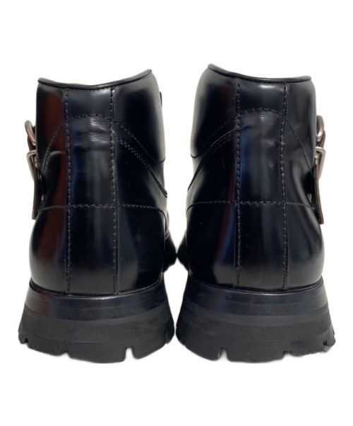 JIL SANDER（ジルサンダー）JIL SANDER (ジルサンダー) MONK STRAP DERBY SHOES(モンクストラップダービーシューズ) ブラック サイズ:39の古着・服飾アイテム