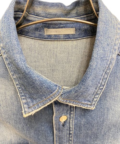 DIOR HOMME（ディオール オム）DIOR HOMME (ディオール オム) ウォッシュ加工デニムシャツ サイズ:38の古着・服飾アイテム
