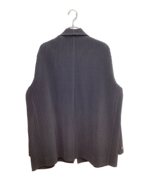 HOMME PLISSE ISSEY MIYAKE（オム プリッセ イッセイ ミヤケ）HOMME PLISSE ISSEY MIYAKE (オムプリッセ イッセイ ミヤケ) BASICS テーラードジャケット ブラック サイズ:2の古着・服飾アイテム