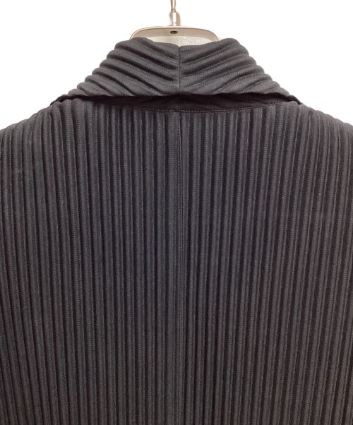 HOMME PLISSE ISSEY MIYAKE（オム プリッセ イッセイ ミヤケ）HOMME PLISSE ISSEY MIYAKE (オムプリッセ イッセイ ミヤケ) BASICS テーラードジャケット ブラック サイズ:2の古着・服飾アイテム