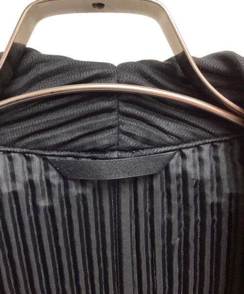 HOMME PLISSE ISSEY MIYAKE（オム プリッセ イッセイ ミヤケ）HOMME PLISSE ISSEY MIYAKE (オムプリッセ イッセイ ミヤケ) BASICS テーラードジャケット ブラック サイズ:2の古着・服飾アイテム