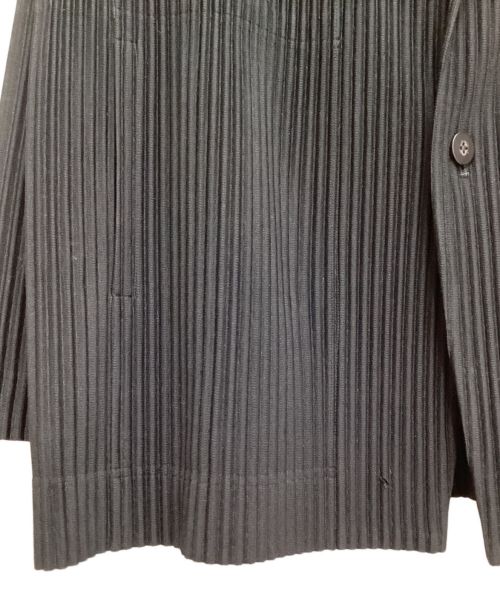 HOMME PLISSE ISSEY MIYAKE（オム プリッセ イッセイ ミヤケ）HOMME PLISSE ISSEY MIYAKE (オムプリッセ イッセイ ミヤケ) BASICS テーラードジャケット ブラック サイズ:2の古着・服飾アイテム
