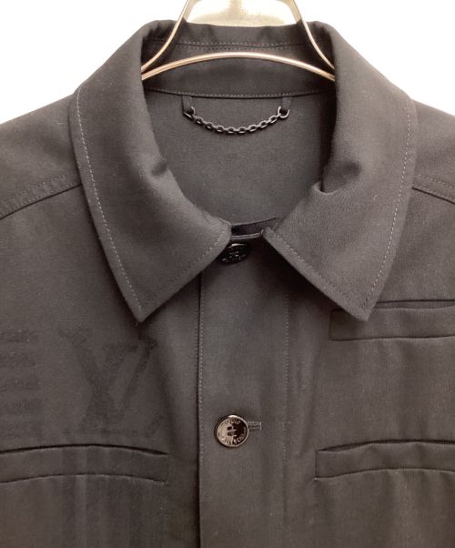 LOUIS VUITTON（ルイ ヴィトン）LOUIS VUITTON (ルイ ヴィトン) カラコラムシャツジャケット ブラック サイズ:50の古着・服飾アイテム