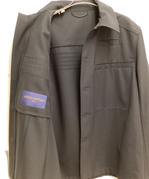 LOUIS VUITTON（ルイ ヴィトン）LOUIS VUITTON (ルイ ヴィトン) カラコラムシャツジャケット ブラック サイズ:50の古着・服飾アイテム