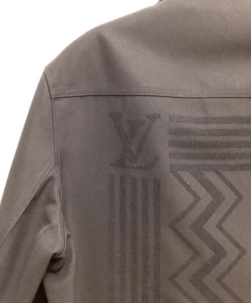 LOUIS VUITTON（ルイ ヴィトン）LOUIS VUITTON (ルイ ヴィトン) カラコラムシャツジャケット ブラック サイズ:50の古着・服飾アイテム