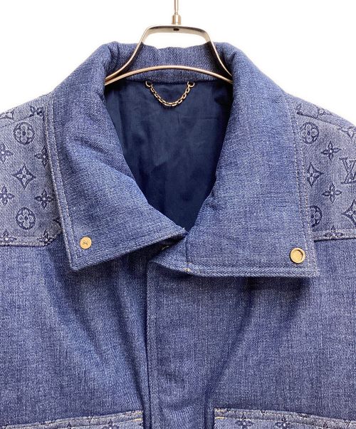 LOUIS VUITTON（ルイ ヴィトン）LOUIS VUITTON (ルイ ヴィトン) 23SS モノグラムパテッドデニムジャケット インディゴ サイズ:50の古着・服飾アイテム