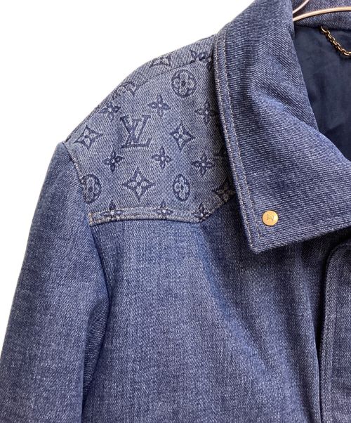 LOUIS VUITTON（ルイ ヴィトン）LOUIS VUITTON (ルイ ヴィトン) 23SS モノグラムパテッドデニムジャケット インディゴ サイズ:50の古着・服飾アイテム