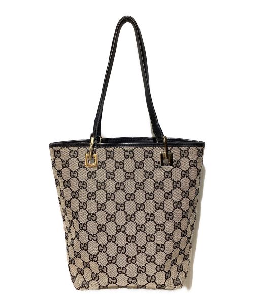 GUCCI（グッチ）GUCCI (グッチ) GG Canvas Tote bag（GGキャンバストートバッグ） ベージュ サイズ:-の古着・服飾アイテム