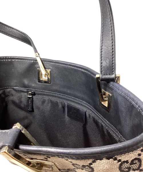GUCCI（グッチ）GUCCI (グッチ) GG Canvas Tote bag（GGキャンバストートバッグ） ベージュ サイズ:-の古着・服飾アイテム