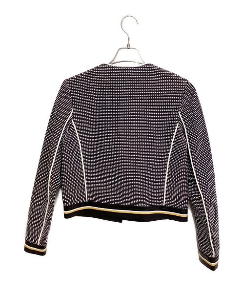 FENDI（フェンディ）FENDI (フェンディ) collarless jacket（ノーカラージャケット） ブラック サイズ:40の古着・服飾アイテム