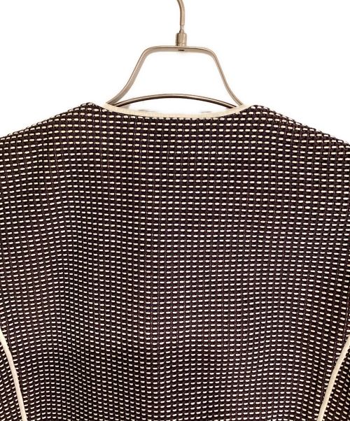 FENDI（フェンディ）FENDI (フェンディ) collarless jacket（ノーカラージャケット） ブラック サイズ:40の古着・服飾アイテム