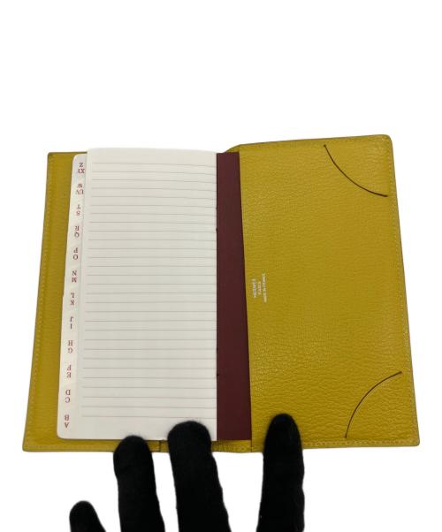 HERMES（エルメス）HERMES (エルメス) 手帳カバー イエローの古着・服飾アイテム
