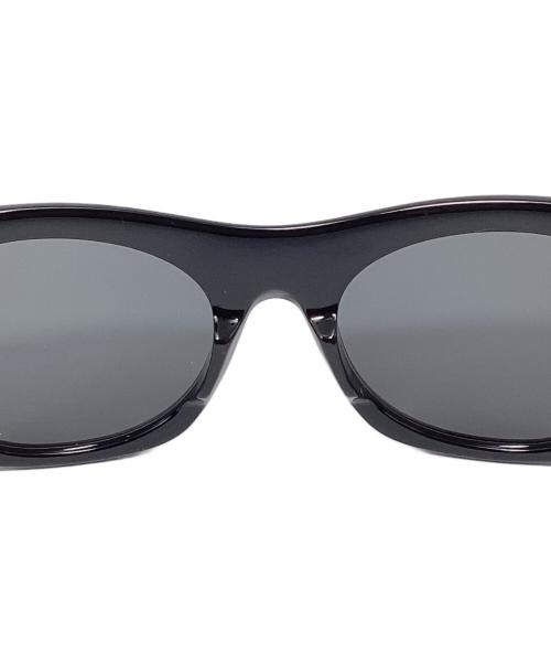BOTTEGA VENETA（ボッテガベネタ）BOTTEGA VENETA (ボッテガベネタ) スクエアサングラス ブラック サイズ:54□20-145の古着・服飾アイテム