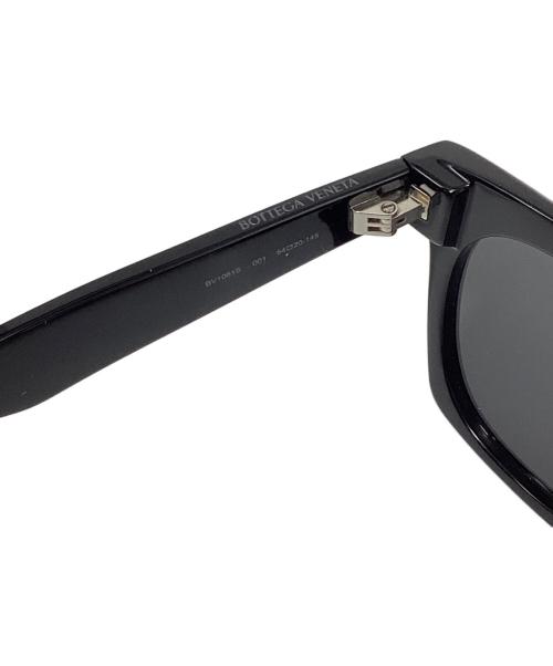 BOTTEGA VENETA（ボッテガベネタ）BOTTEGA VENETA (ボッテガベネタ) スクエアサングラス ブラック サイズ:54□20-145の古着・服飾アイテム