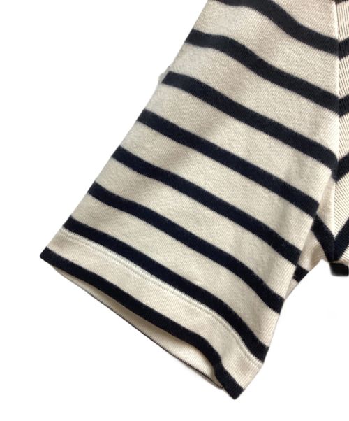 JIL SANDER+（ジルサンダープラス）JIL SANDER+ (ジルサンダープラス) ボーダーカットソー ベージュ×ブラック サイズ:Mの古着・服飾アイテム