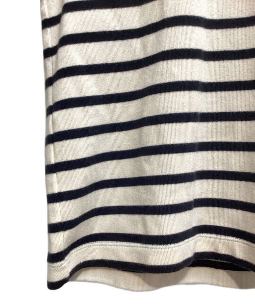 JIL SANDER+（ジルサンダープラス）JIL SANDER+ (ジルサンダープラス) ボーダーカットソー ベージュ×ブラック サイズ:Mの古着・服飾アイテム
