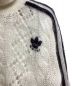 中古・古着 GUCCI×adidas (グッチ×アディダス) シルク×アセテート タートルネックニット ホワイト サイズ:S：60000円