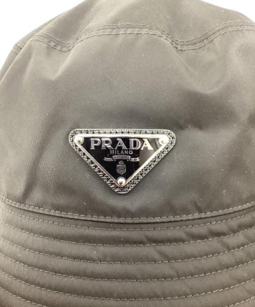 PRADA（プラダ）PRADA (プラダ) RE-NYLONバケットハット ブラック サイズ:Lの古着・服飾アイテム
