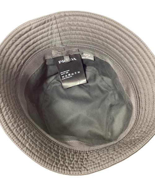 PRADA（プラダ）PRADA (プラダ) RE-NYLONバケットハット ブラック サイズ:Lの古着・服飾アイテム