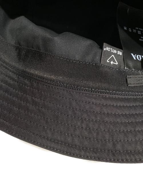 PRADA（プラダ）PRADA (プラダ) RE-NYLONバケットハット ブラック サイズ:Lの古着・服飾アイテム