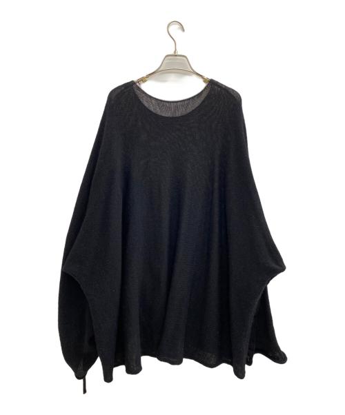 Y's（ワイズ）Y's (ワイズ) シャーリングニット ブラック サイズ:SIZE 2の古着・服飾アイテム