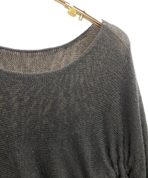 Y's（ワイズ）Y's (ワイズ) シャーリングニット ブラック サイズ:SIZE 2の古着・服飾アイテム