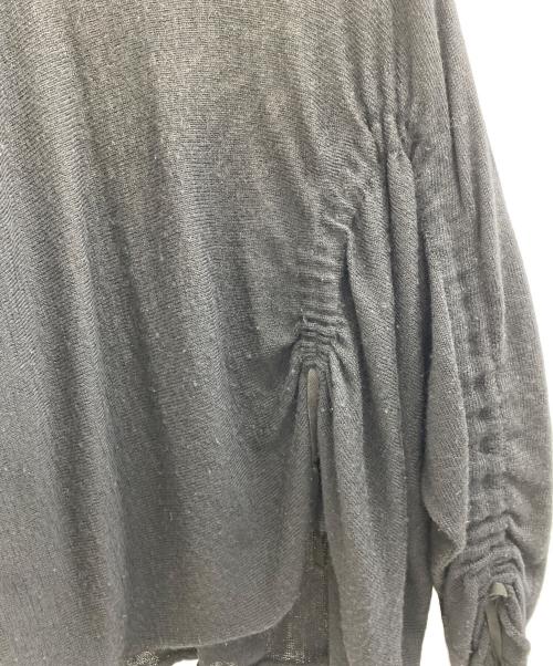 Y's（ワイズ）Y's (ワイズ) シャーリングニット ブラック サイズ:SIZE 2の古着・服飾アイテム