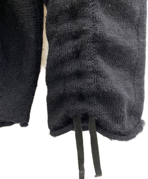 Y's（ワイズ）Y's (ワイズ) シャーリングニット ブラック サイズ:SIZE 2の古着・服飾アイテム